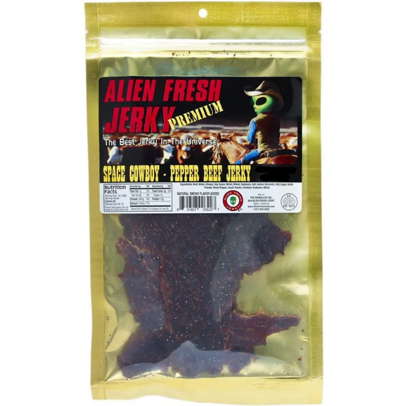 Alien Fresh Beef Jerky Space Cowboy view 1