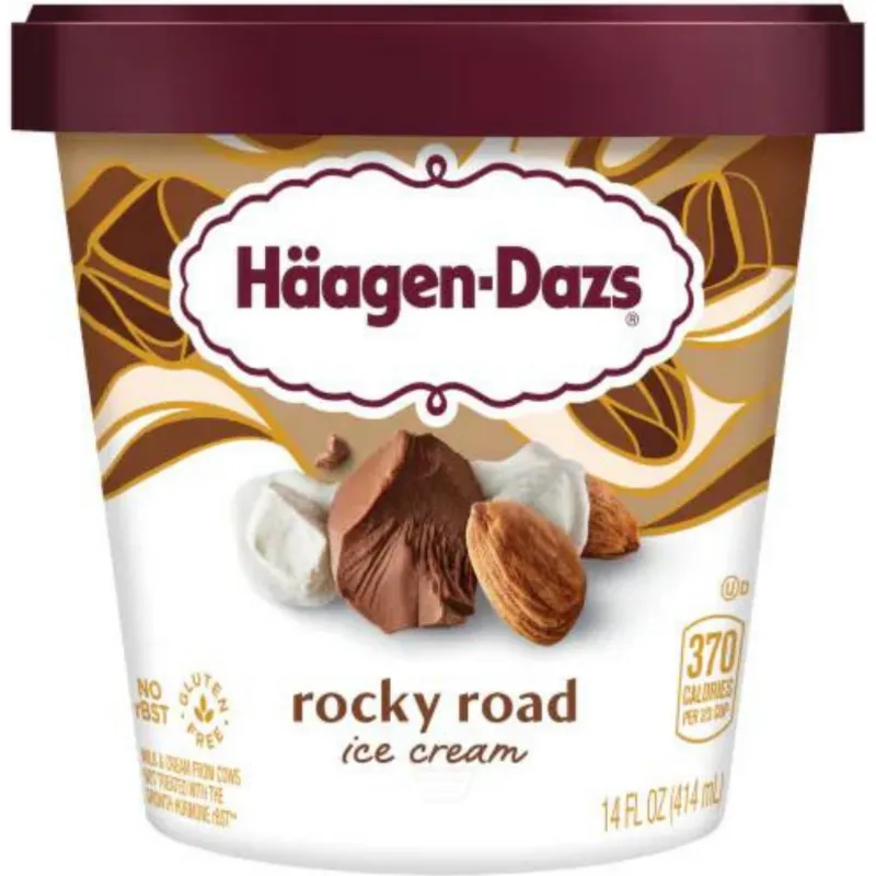 Haagen-Dazs Ice Cream Rocky Road view 1