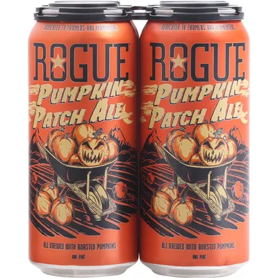 Rogue Pumpkin Patch Ale 4 Pack 16oz Cans