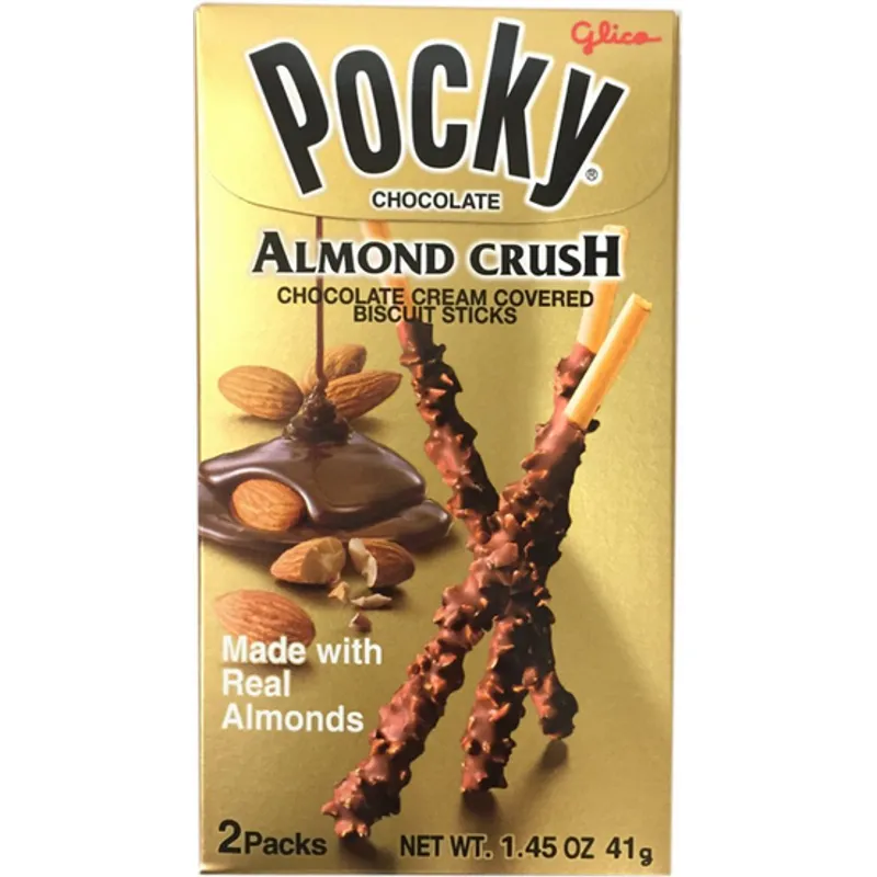 Pocky Biscuit Sticks Chocolate Almond Crush view 1
