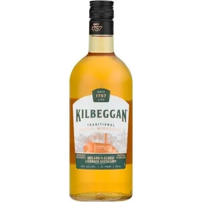 Kilbeggan Traditional Irish Whiskey 750ml Bottle