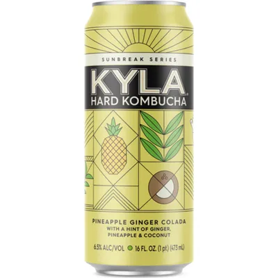 KYLA Hard Kombucha Pineapple Ginger 16oz Can
