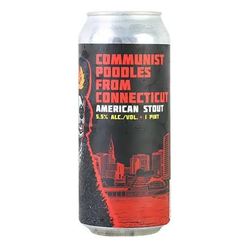 Paperback Brewing Communist Poodles from Connecticut American Stout view 1