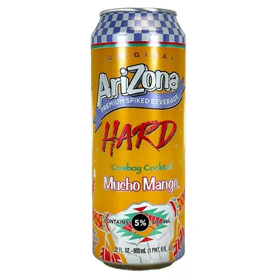Arizona Hard Mucho Mango 12 oz Can