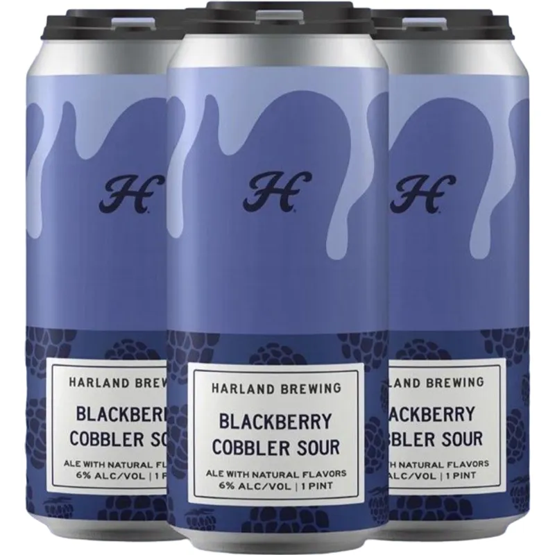 Harland Brewing Co Blackberry Cobbler Sour Ale Beer view 1