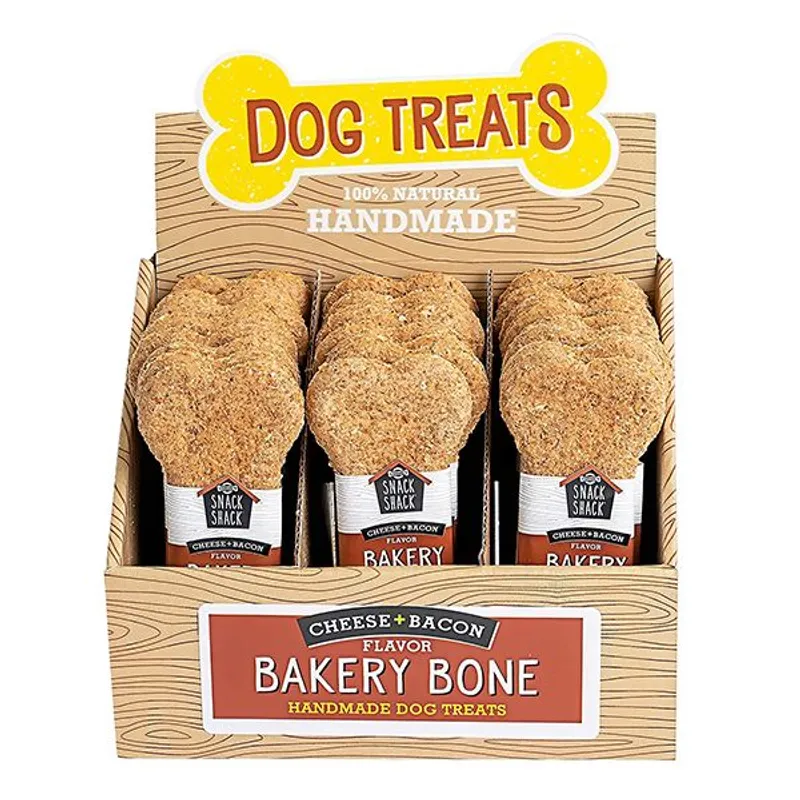 Cosmo's Snack Shack Cheese & Bacon Bakery Bone Bag view 1