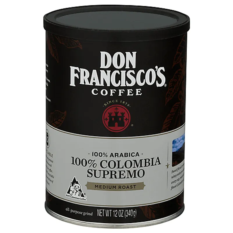 Don Francisco 100% Colombian Medium Roast Ground Coffee view 1
