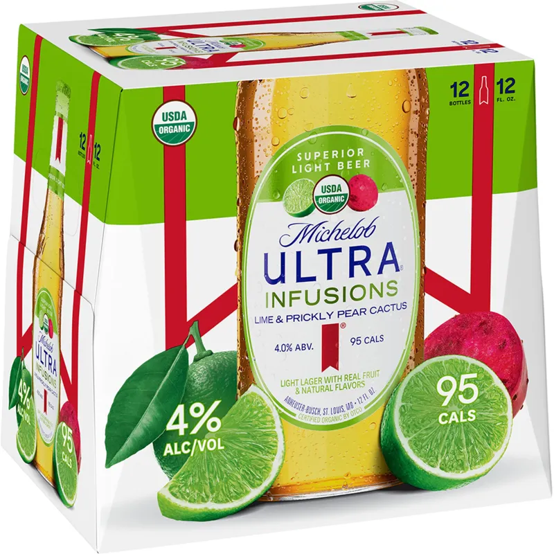 Michelob Ultra Infusions Lime & Prickly Pear Cactus view 1
