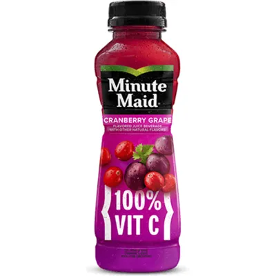 Minute Maid Cranberry Grape Juice 12oz Bottle