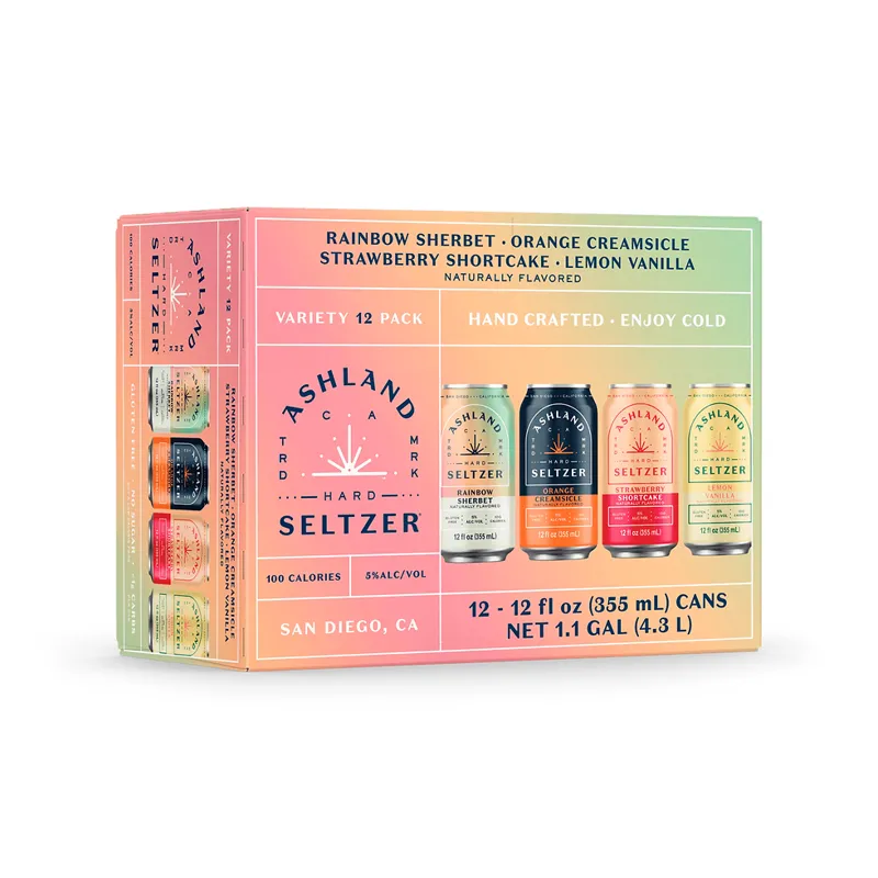 Ashland Hard Seltzer Rainbow Sherbet Variety view 1