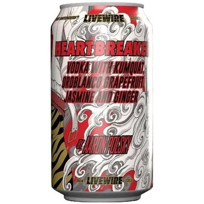 Livewire Heartbreaker Grapefruit Vodka Mule 12 oz can