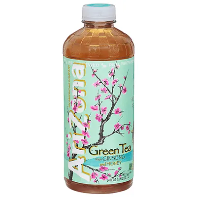 AriZona Green Tea with Ginseng & Honey 34 oz