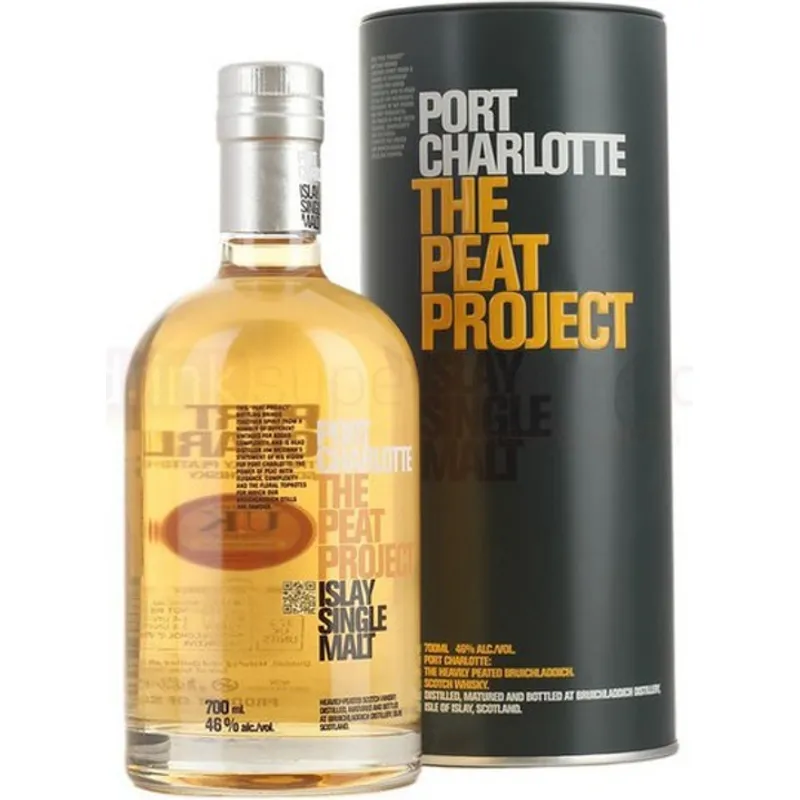 Port Charlotte Scottish Barley Heavily Peated Islay Single Malt Scotch Whisky view 1