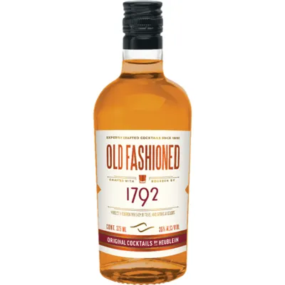 Heublein 1792 Old Fashioned Cocktail 375ml 70 Proof Bottle
