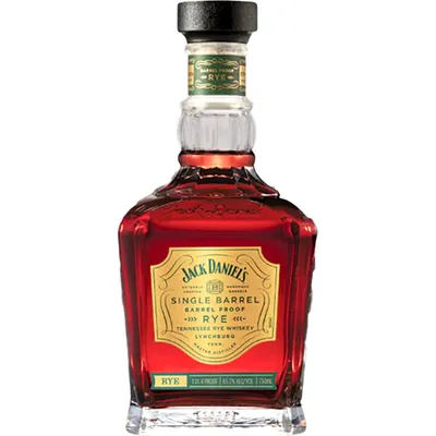 Jack Daniel's Single Barrel Proof Rye Tennessee Whiskey 750ml Bottle
