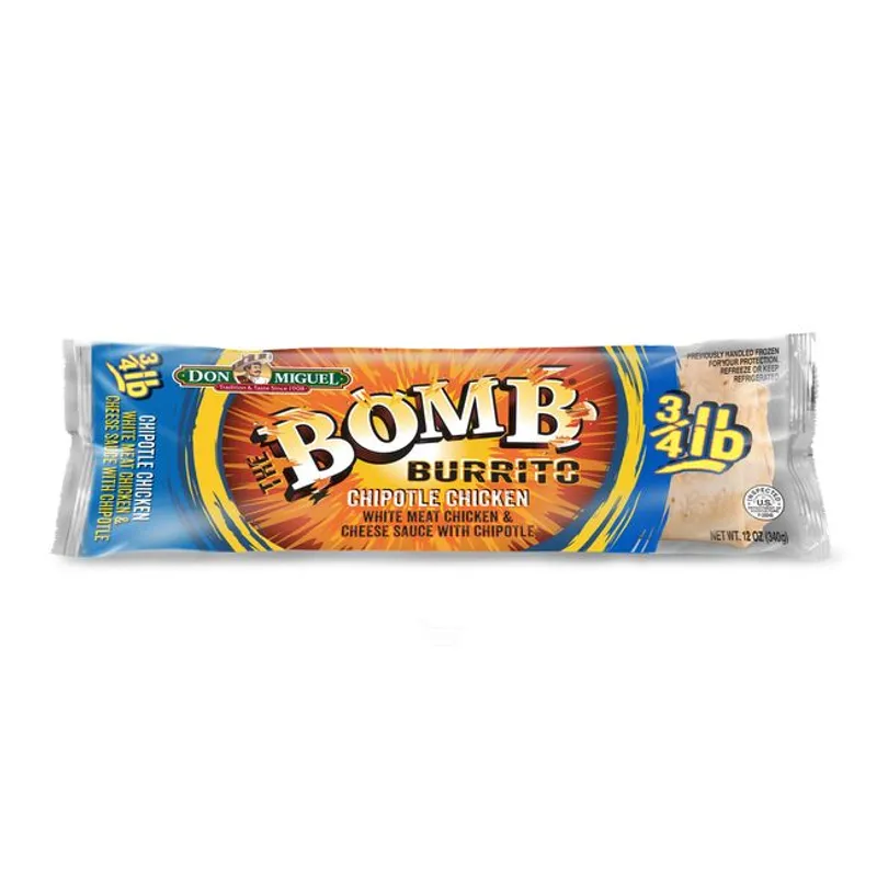 Don Miguel Bomb Burrito Chipotle Chicken view 1