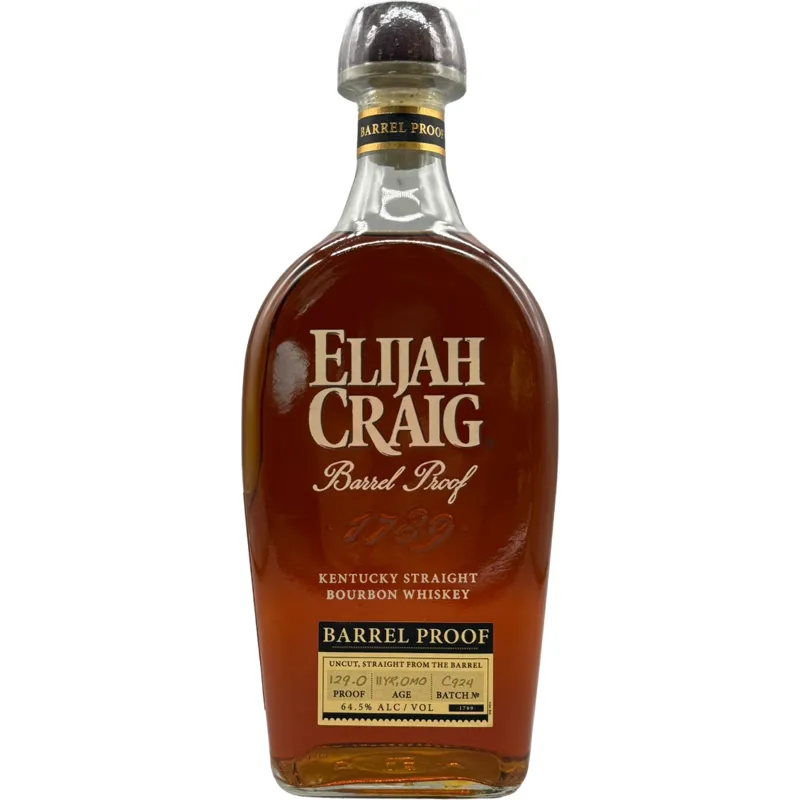 Elijah Craig 11 Year Kentucky Straight Bourbon Whiskey Batch C924 view 1