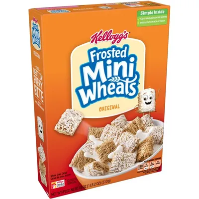 Kellogg's Frosted Mini-Wheats 18oz Carton