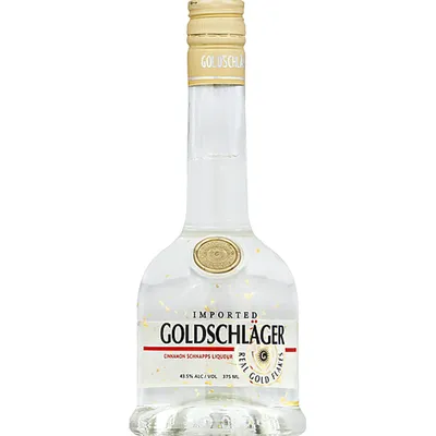 Goldschlager Cinnamon Schnapps Liqueur with Gold Flakes 375mL