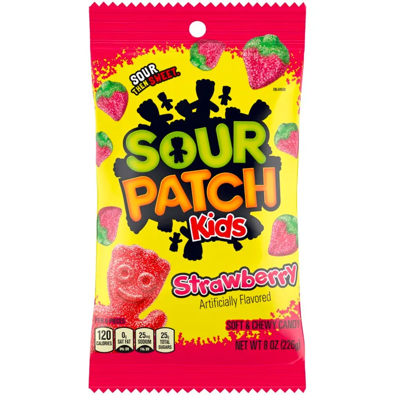 Sour Patch Kids Strawberry Soft And Chewy Candy view 1