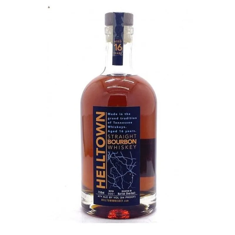 Helltown 16 Year Old Barrel Strength Bourbon view 1