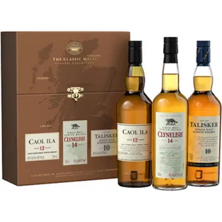Talisker the Classic Malt Coastal Collection Gift Set