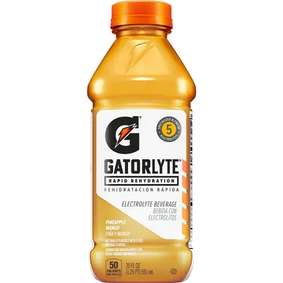 Gatorade Gatorlyte Pineapple Mango 20 oz Bottle