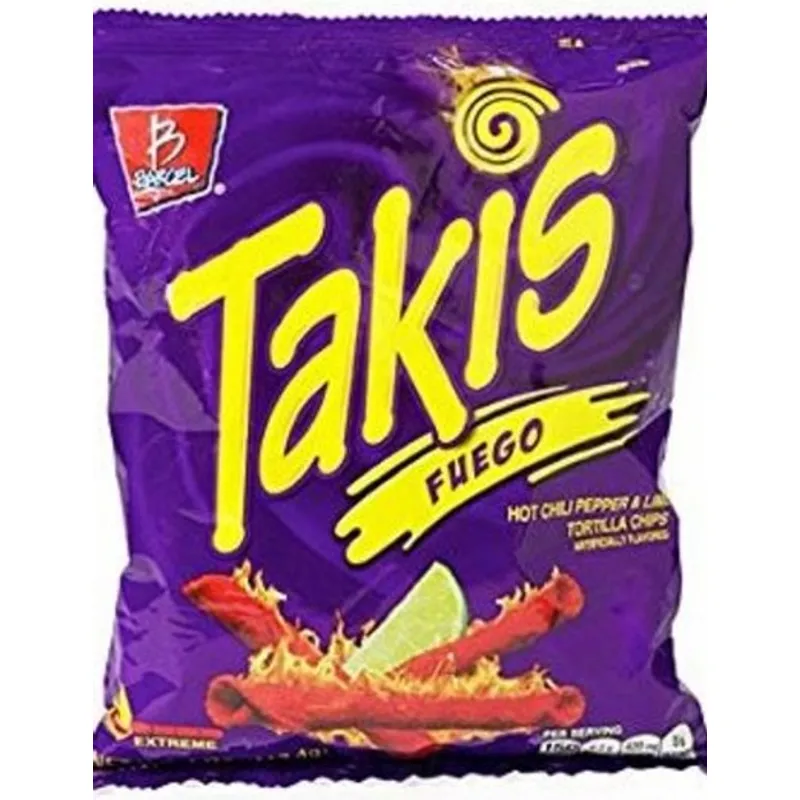 Barcel Takis Corn Snack Fuego Hot Chili Pepper & Lime view 1