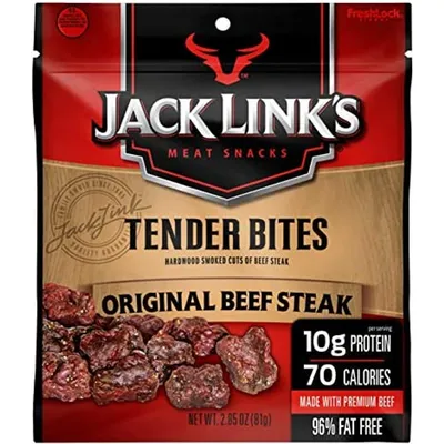 Jack Link's Tender Bite Original Beef Bites 2.85oz Pouch