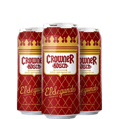 El Segundo Crowner Kolsch 4 Pack 16oz Cans