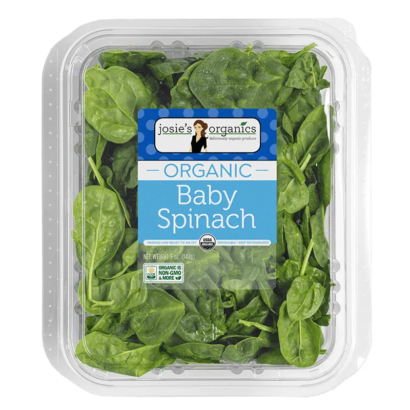 Josie's Organics Baby Spinach view 1