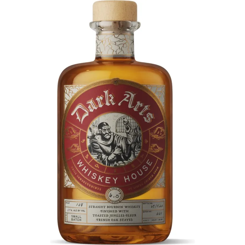 Dark Arts Whiskey House Straight Bourbon French Oak Stave Finish view 1