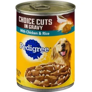 Pedrigree Canned Dog Food Chicken And Rice Flavor