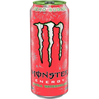 Monster Ultra Watermelon Energy Drink 16oz Can