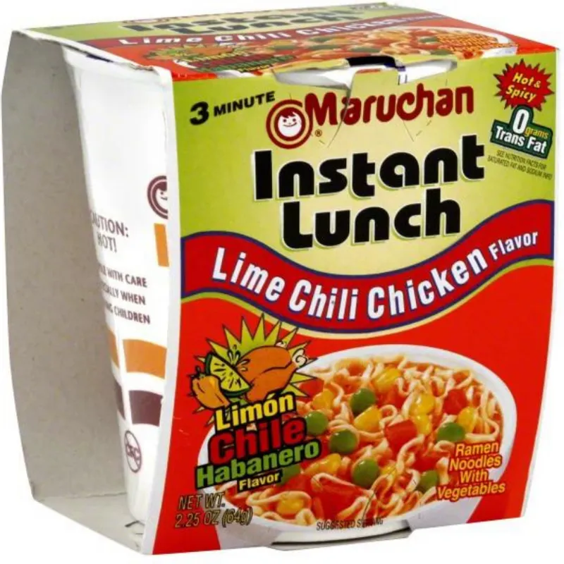 Maruchan Instant Lunch Lime Chili Chicken Flavor Ramen Noodle Soup view 1