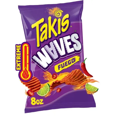 Takis Waves Fuego 8 oz Bag