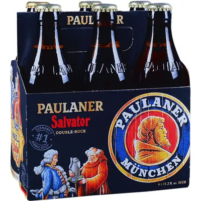 Paulaner Salvator Double Bock 6 Pack 12 oz Bottles