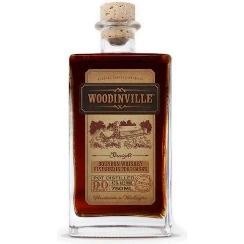 Woodinville Whiskey Company Straight Bourbon Whiskey Finished In Por Casks view 1