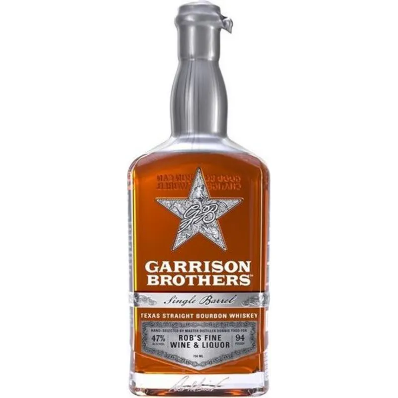 Garrison Brothers Single Barrel Bourbon view 1