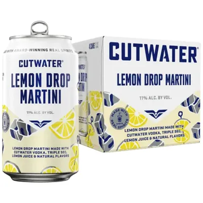 Cutwater Lemon Drop Martini 4x 12oz Cans