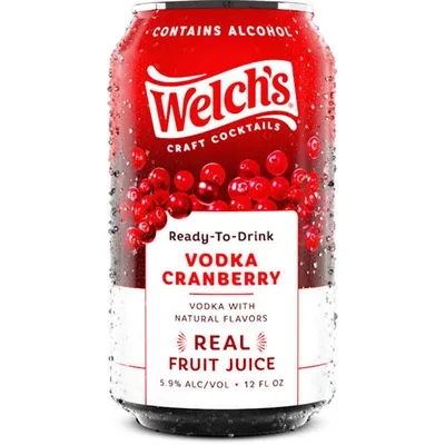 Welch's Vodka Cranberry 12 oz can