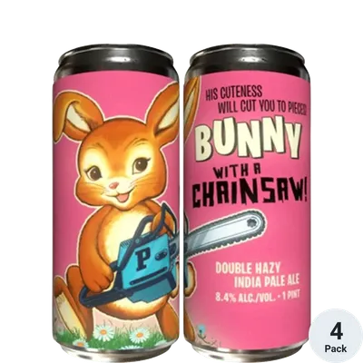 Paperback Brewing Bunny With A Chainsaw DIPA 4x 16oz Cans