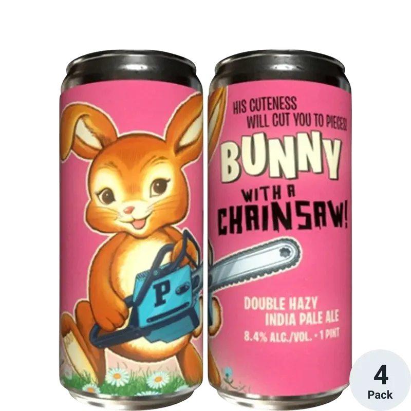 Paperback Brewing Bunny With A Chainsaw Dipa view 1