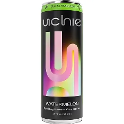 Uchie Watermelon Sparkling Kratom & Kava Seltzer 12 oz can