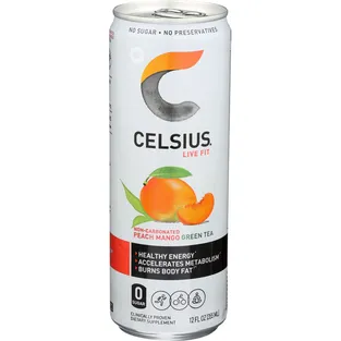 Celsius Peach Mango Green Tea