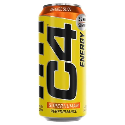C4 Energy Orange Slice Performance Energy Drink 16 oz Can