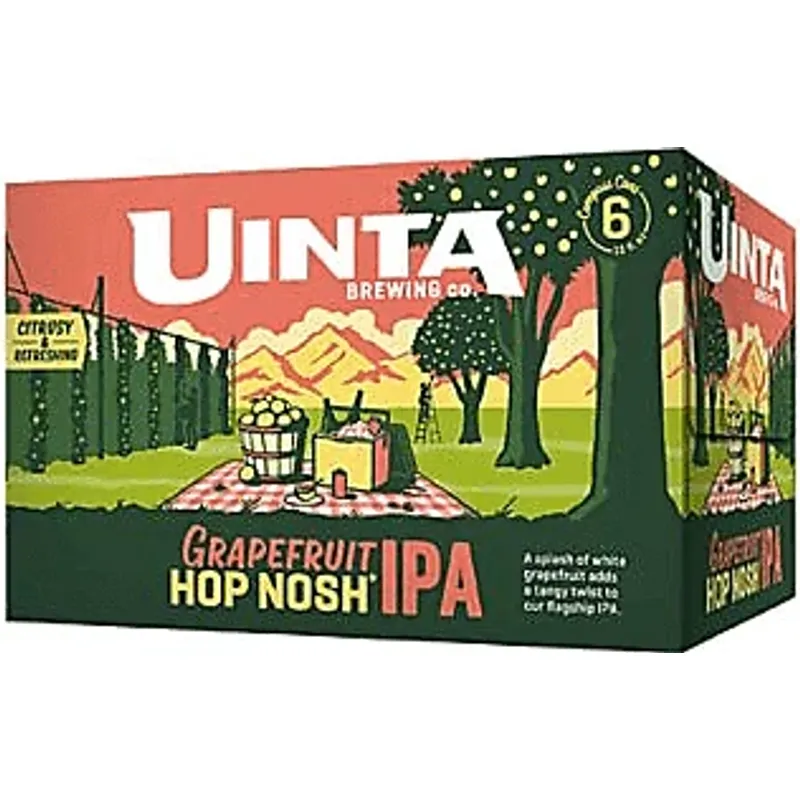 Uinta Brewing Hop Nosh Grapefruit IPA view 1