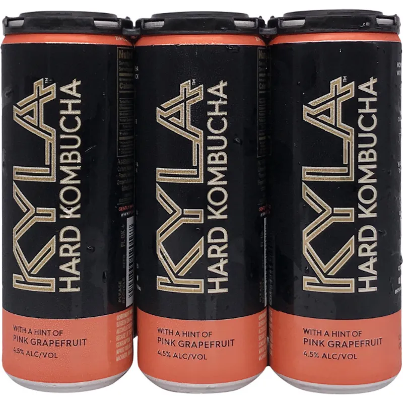 Kyla Kombucha Pink Grapefruit view 1