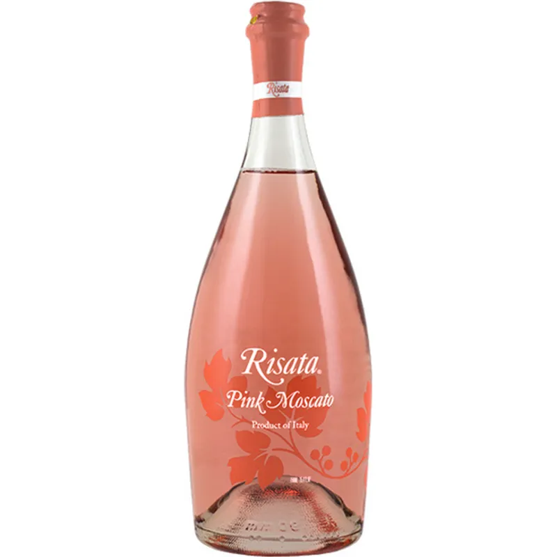 Risata Provincia Di Pavia Pink Moscato Sparkling Wine view 1