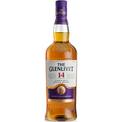 Glenlivet 14 Year Cognac Cask Single Malt Scotch 750mL
